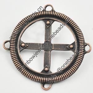 Connector, Zinc Alloy Jewelry Findings, Lead-free, 48x48mm, Sold by Bag
