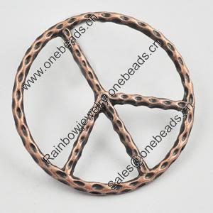 Pendant/Charm, Zinc Alloy Jewelry Findings, Lead-free, Peace Sign 33x32mm, Sold by Bag