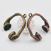 Pendant/Charm, Zinc Alloy Jewelry Findings, Lead-free, Earphone 28x33mm, Sold by Bag