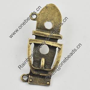 Connector, Zinc Alloy Jewelry Findings, Lead-free, BELT 49x21mm, Sold by Bag