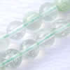 Gemstone beads, green watermelon, round, 10mm, Sold per 16-inch Strand 