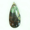 Gemstone pendant, picasso jasper, flat teardorp, 25x62x6mm, Sold by PC