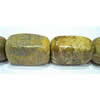 Gemstone beads, picture jasper, pebble, 15x25mm, Sold per 16-inch Strand 