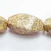 Gemstone beads, picture jasper, twist rice, 8x16mm, Sold per 16-inch Strand 