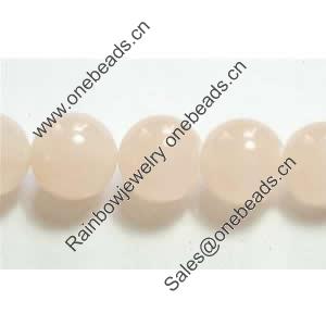 Gemstone beads, pink aventurine, round, 10mm, Sold per 16-inch Strand 