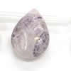 Gemstone beads, kinawa, flat teardrop, 8x12mm, Sold per 16-inch Strand