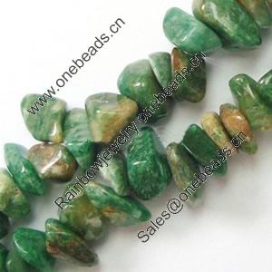 Gemstone beads, African jade, chips, A-grade, 7-10mm, Sold per 32-inch Strand