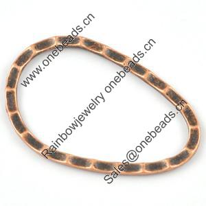 Zinc Alloy Donut, Lead-free, Outside diameter:39x26mm, Interior diameter:21x34mm, Sold by Bag