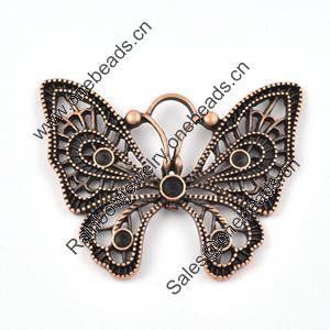 Pendant/Charm, Zinc Alloy Jewelry Findings, Lead-free, 47x41mm， Sold by Bag
