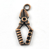 Pendant/Charm, Zinc Alloy Jewelry Findings, Lead-free, 20x7mm，Sold by Bag