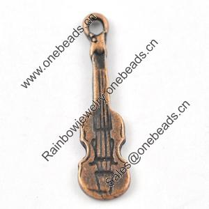 Pendant/Charm, Zinc Alloy Jewelry Findings, Lead-free, 22x5mm，Sold by Bag