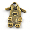 Pendant/Charm, Zinc Alloy Jewelry Findings, Lead-free, 17x13mm，Sold by Bag