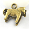 Pendant/Charm, Zinc Alloy Jewelry Findings, Lead-free, 15x14mm，Sold by Bag
