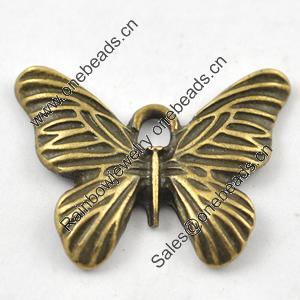 Pendant/Charm, Zinc Alloy Jewelry Findings, Lead-free, 19x15mm，Sold by Bag