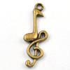 Pendant/Charm, Zinc Alloy Jewelry Findings, Lead-free, 32x11mm，Sold by Bag