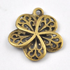 Pendant/Charm, Zinc Alloy Jewelry Findings, Lead-free, 16x14mm，Sold by Bag