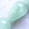 Gemstone beads, amazonite, teardrop, 8x12mm, Sold per 16-inch Strand