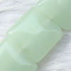 Gemstone beads, amazonite, square, 12x12mm, Sold per 16-inch Strand