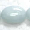 Gemstone beads, amazonite, oval, 13x18mm, Sold per 16-inch Strand