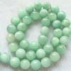 Gemstone beads, amazonite, round, 10mm, Sold per 16-inch Strand
