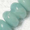 Gemstone beads, Chinese amazonite(solid color), dumbbell, 10x12mm, Sold per 16-inch Strand