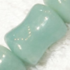 Gemstone beads, Chinese amazonite(solid color), bone, 10x14mm, Sold per 16-inch Strand