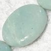 Gemstone beads, Chinese amazonite(solid color), oval, 20x25mm, Sold per 16-inch Strand