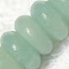 Gemstone beads, Chinese amazonite(solid color), roundel, 5x12mm, Sold per 16-inch Strand