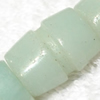 Gemstone beads, Chinese amazonite(solid color), bicone, 6x9mm, Sold per 16-inch Strand