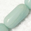 Gemstone beads, Chinese amazonite(solid color), tube, 10x20mm, Sold per 16-inch Strand