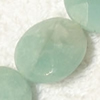 Gemstone beads, Chinese amazonite(solid color), faceted coin, 16mm, Sold per 16-inch Strand