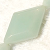 Gemstone beads, Chinese amazonite(solid color), diamond, 18x28mm, Sold per 16-inch Strand