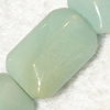 Gemstone beads, Chinese amazonite(solid color), rectangle, 15x20mm, Sold per 16-inch Strand