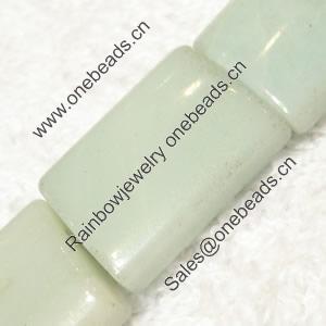 Gemstone beads, Chinese amazonite(solid color), rectangle, 13x18mm, Sold per 16-inch Strand