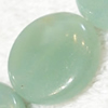 Gemstone beads, Chinese amazonite(solid color), coin, 18x18mm, Sold per 16-inch Strand