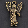 Pendant/Charm, Zinc Alloy Jewelry Findings, Lead-free, 18x11mm，Sold by Bag