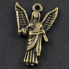 Pendant/Charm, Zinc Alloy Jewelry Findings, Lead-free, 20x10mm，Sold by Bag