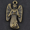 Pendant/Charm, Zinc Alloy Jewelry Findings, Lead-free, 19x13mm，Sold by Bag