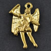 Pendant/Charm, Zinc Alloy Jewelry Findings, Lead-free, 18x12mm，Sold by Bag