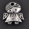 Pendant/Charm, Zinc Alloy Jewelry Findings, Lead-free, 12x14mm，Sold by Bag