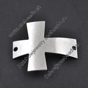 Connector, Zinc Alloy Jewelry Findings, Lead-free,60x48mm， Sold by PC