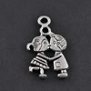 Pendant/Charm, Zinc Alloy Jewelry Findings, Lead-free, 27x16mm，Sold by Bag
