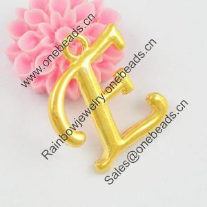 Pendant/Charm, Zinc Alloy Jewelry Findings, Lead-free, 16x19mm，Sold by Bag