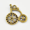 Pendant/Charm, Zinc Alloy Jewelry Findings, Lead-free, 17x18mm，Sold by Bag