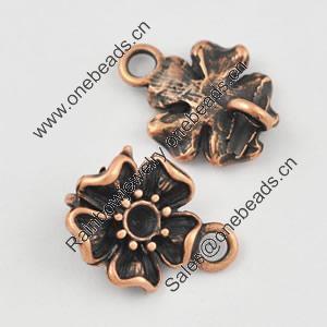 Pendant/Charm, Zinc Alloy Jewelry Findings, Lead-free, 16x13mm，Sold by Bag