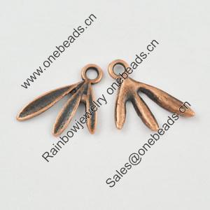 Pendant/Charm, Zinc Alloy Jewelry Findings, Lead-free, 18x11mm，Sold by Bag