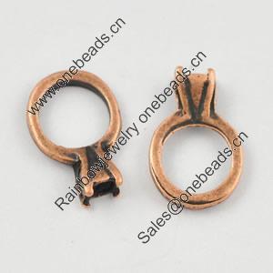 Pendant/Charm, Zinc Alloy Jewelry Findings, Lead-free, 16x8mm，Sold by Bag