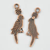 Pendant/Charm, Zinc Alloy Jewelry Findings, Lead-free, 28x9mm，Sold by Bag