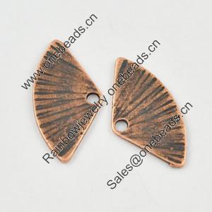 Pendant/Charm, Zinc Alloy Jewelry Findings, Lead-free, 17x9mm，Sold by Bag