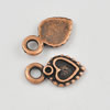 Pendant/Charm, Zinc Alloy Jewelry Findings, Lead-free, 14x7mm，Sold by Bag